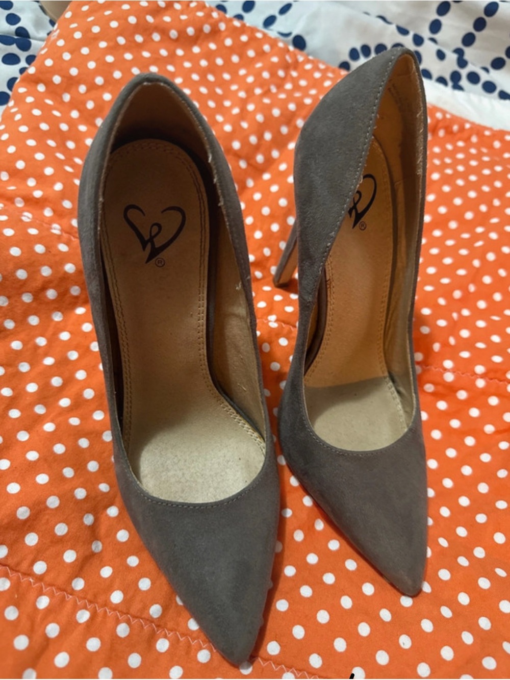 Windsor Taupe Suede Pointed-Toe Pumps